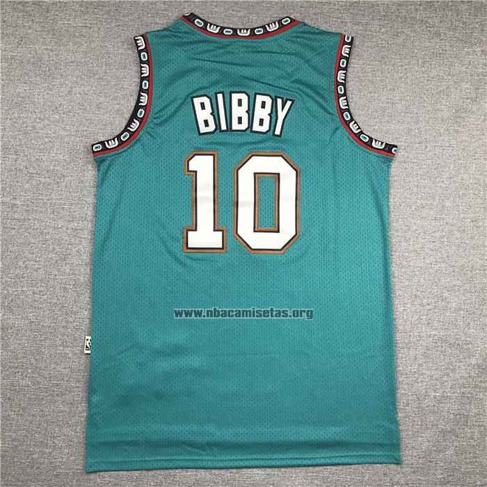 Camiseta Memphis Grizzlies Mike Bibby NO 10 Historic Retro Verde